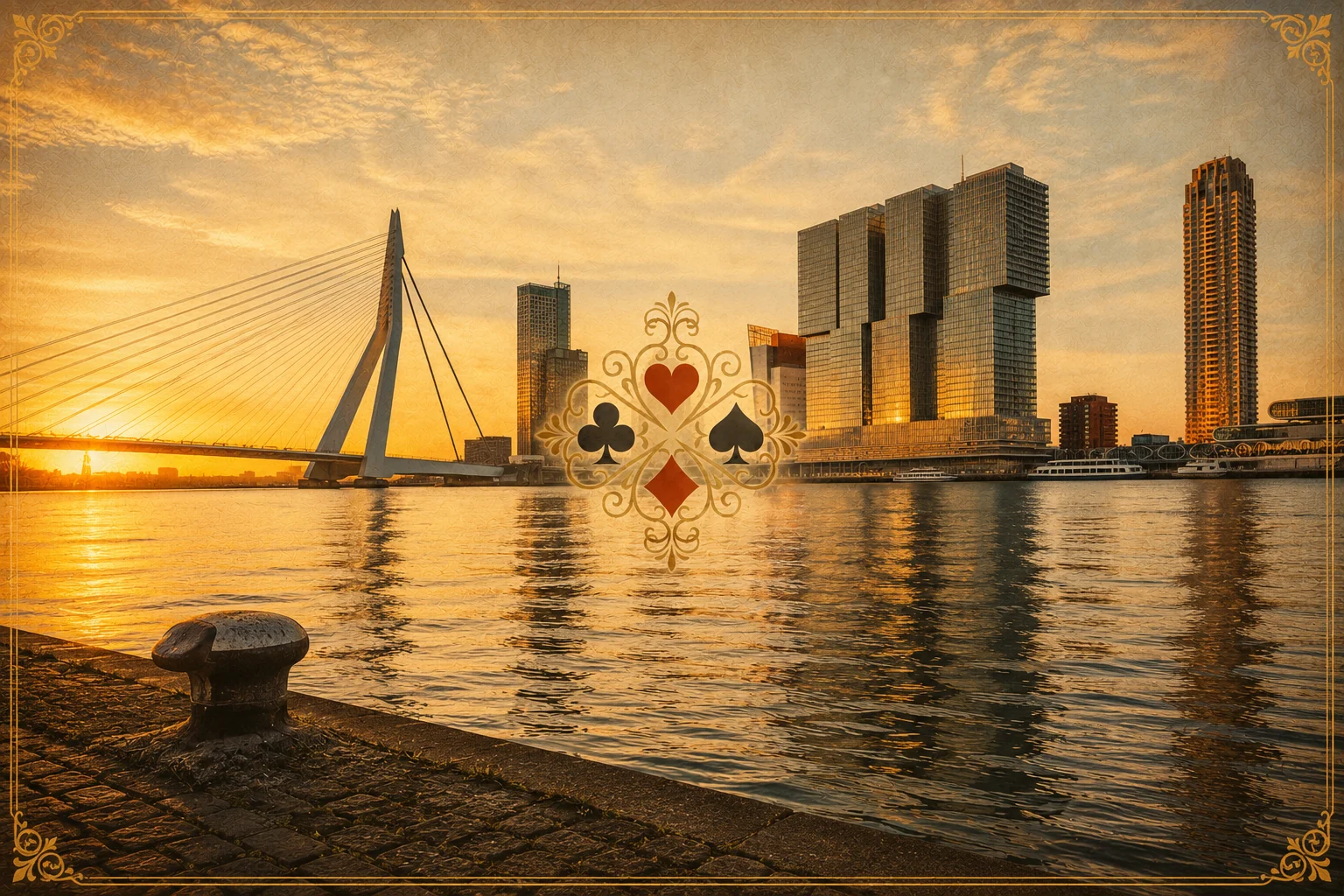 Rotterdam achtergrond in FXT Klaverjassen